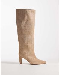 Bronx - Low-jadey Kitten Heel Knee Boots - Lyst