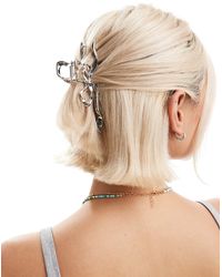 Reclaimed (vintage) - Drippy Bow Hair Claw Clip - Lyst