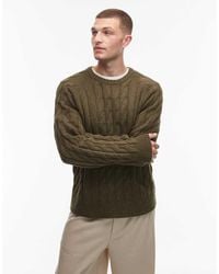 Dickies - Vanleer Heavyweight Cable Knit Jumper - Lyst