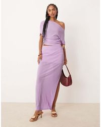 ASOS - Mix & Match Mesh Semi Sheer Side Split Maxi Skirt - Lyst
