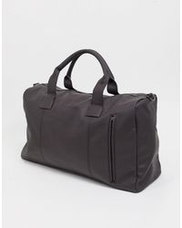 French Connection - Faux Leather Weekend Holdall Bag - Lyst