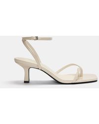 Pull&Bear - Sandalen Met Hak En Bandjes - Lyst