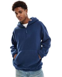 Levi's - Sudadera Con Capucha De Sherpa De - Marino - Lyst