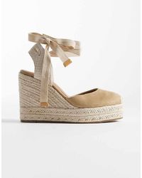 ASOS - Wide Fit Tyra Closed Toe Wedges - Lyst