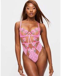 Ann Summers - Caged Rose Non Padded Body - Lyst
