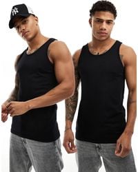 Jack & Jones - 2 Pack Vest - Lyst