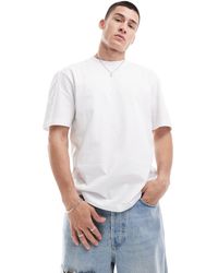 River Island - Studio - t-shirt bianca a maniche corte - Lyst