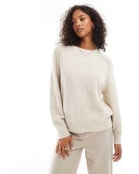 Pull&Bear - Maglione Oversize Color Sabbia - Lyst