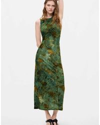 Desigual - Midi-Jurk Met Flockprint - Lyst