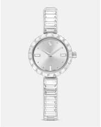 Swarovski - Matrix Bangle Watch, Swiss Made, Crystal Bracelet, Stainless Steel - Lyst