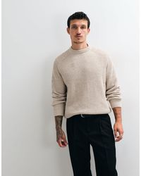 Only & Sons - Pull en maille coupe relaxed à manches raglan et col ras - Lyst