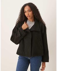 ASOS - Cropped Cape Formal Coat - Lyst