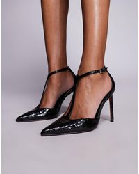 ASOS - Prime T Bar High Heeled Shoes - Lyst