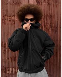 Bershka - Technical Hooded Jacket - Lyst