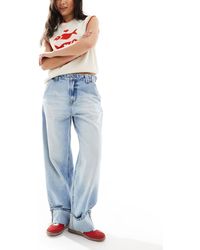 Stradivarius - – barrel-leg-jeans - Lyst