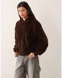 ASOS - Oversized Hoodie Van Zware Borg - Lyst