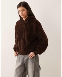 ASOS - Oversized Hoodie Van Zware Borg - Lyst