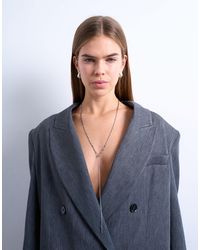 TOPSHOP - Morgan Stainless Steel Twisted Long Chain Necklace - Lyst