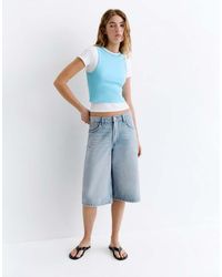 Pull&Bear - Low-rise Jorts - Lyst
