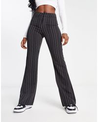 Daisy Street - Low Rise Fit Flare Trousers - Lyst