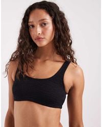 Nike - Nike Crinkle Bralette Bikini Top - Lyst
