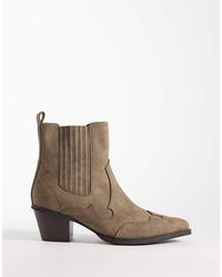 ASOS - Cowboy Chelsea Boots - Lyst