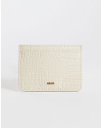 Mango - Croc Effect Card Holder - Lyst