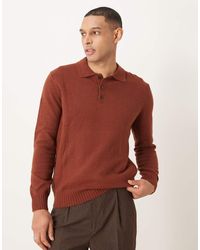 Mango - Gebreide Polotrui Met Knoopsluiting - Lyst