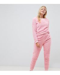 ASOS Sweat-shirt et pantalon de jogging confort super doux - Rose