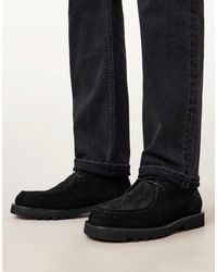 AllSaints - – skiff – schnürstiefel aus wildleder - Lyst