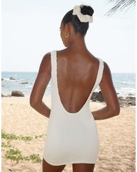 Moda Minx - Scrunch Low Back Mini Dress - Lyst