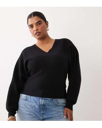 ASOS - Asos Design Curve Compact Batwing Jumper - Lyst