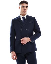French Connection - French Connection Double Breasted Formal Suit Jacket - Lyst