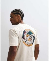 Parlez - T-Shirt With Graphic Back Print - Lyst