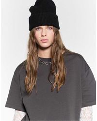 Pull&Bear - Knit Beanie - Lyst