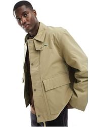 Lacoste - Pocket Detail Harrington Jacket - Lyst