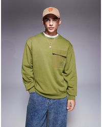 Champion - Sudadera Con Cuello Redondo Y Bolsillo Legacy De - Lyst