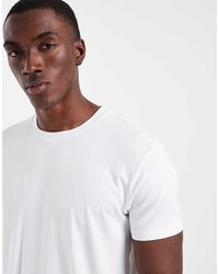 Panos Emporio - Bamboo Cotton Crew Neck Tee - Lyst