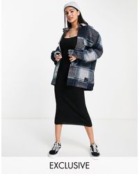 Urban Bliss Knitted Rib Cami Dress Co Ord - Black
