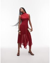 & Other Stories - Layered Sheer Chiffon Midaxi Dress With Open Tie Back And Handkerchief Hem - Lyst