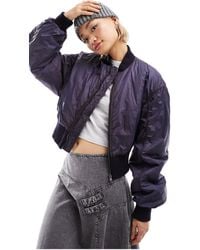 Collusion - Washed Bomber Jacket - Lyst