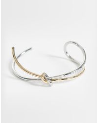 Reclaimed Vintage - Unisex Mixed Metal Bangle - Lyst