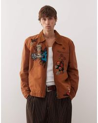 Deus Ex Machina - Chaqueta Estilo Worker Con Bordados Por Toda La Prenda Collective Improv De - Lyst