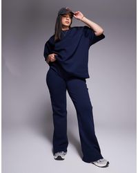 ASOS - Asos design curve – ausgestellte jogginghose aus interlock-stoff - Lyst