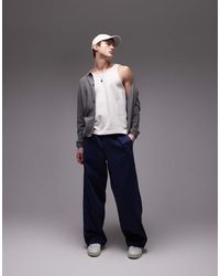 TOPMAN - Baggy Fit Chino Twill Trouser - Lyst