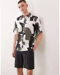 Only & Sons - Linen Blend Short Sleeve Shirt - Lyst