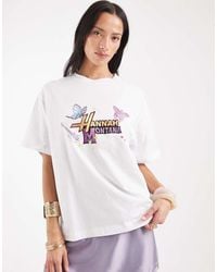ASOS - Disney Oversized T-Shirt With Hannah Montana Print - Lyst