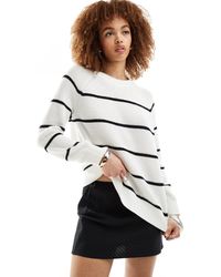 SELECTED - Lola Striped Knit Jumper - Lyst