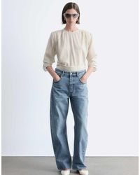 & Other Stories - High Waist Wide Leg Jeans With Turn Ups - Lyst