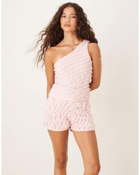 ASOS - Mix & Match Ruffle Hot Pants - Lyst
